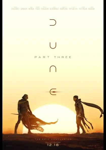 デューン 砂の惑星PART3 ポスター