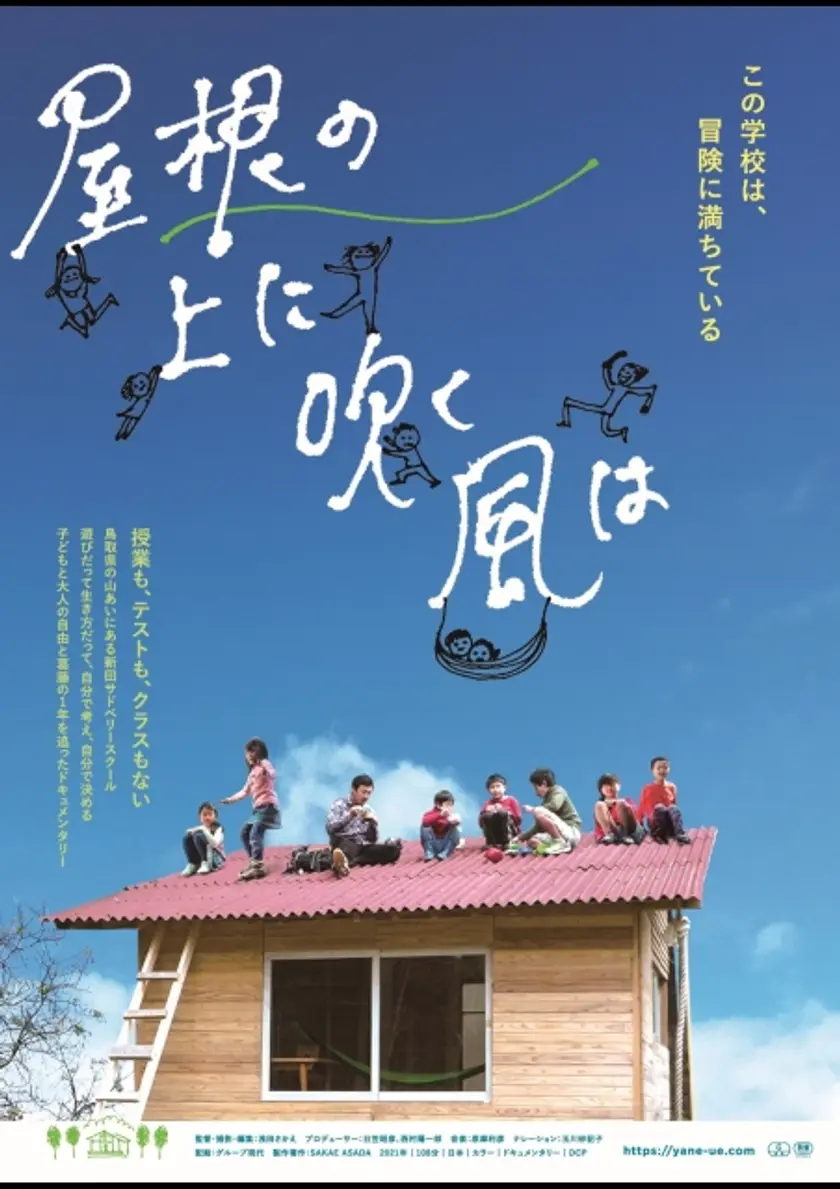 屋根の上に吹く風は ポスター