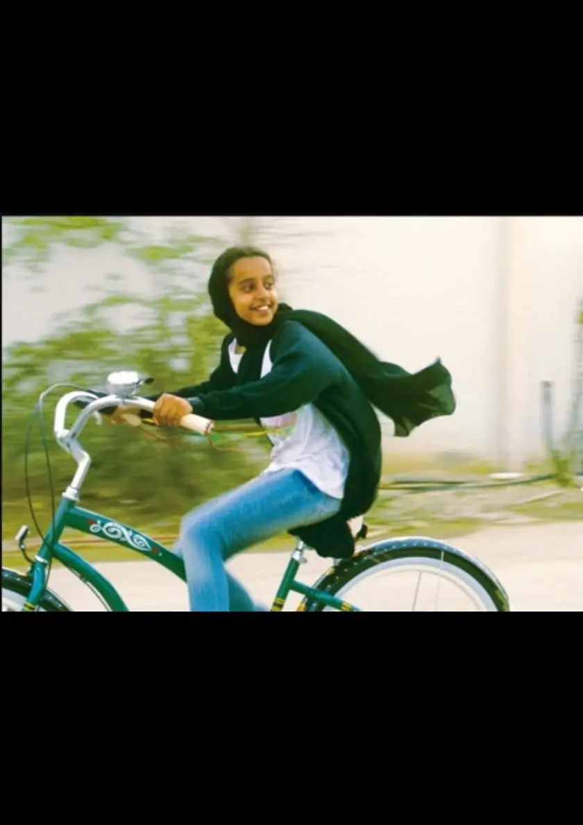 少女は自転車にのって ポスター