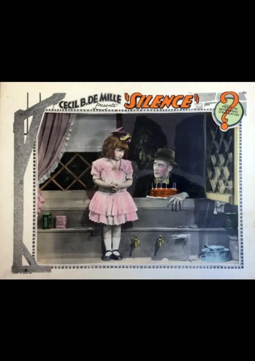 沈黙（1926） ポスター
