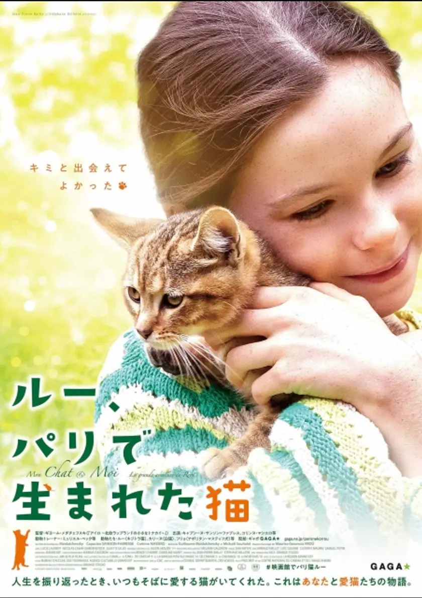 ルー、パリで生まれた猫 ポスター