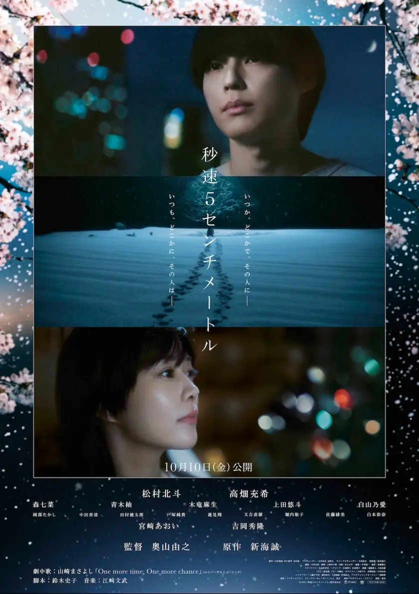 秒速5センチメートル（2025） ポスター