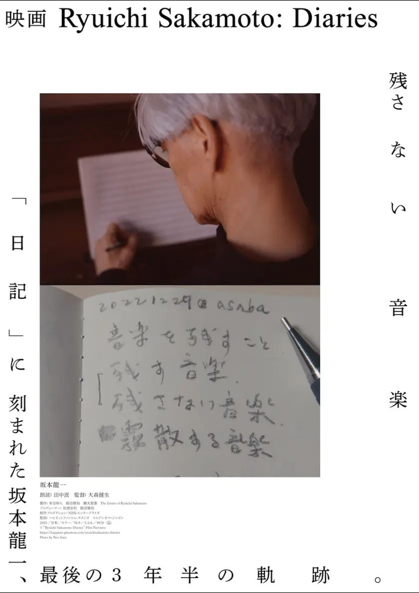 Ryuichi Sakamoto: Diaries ポスター