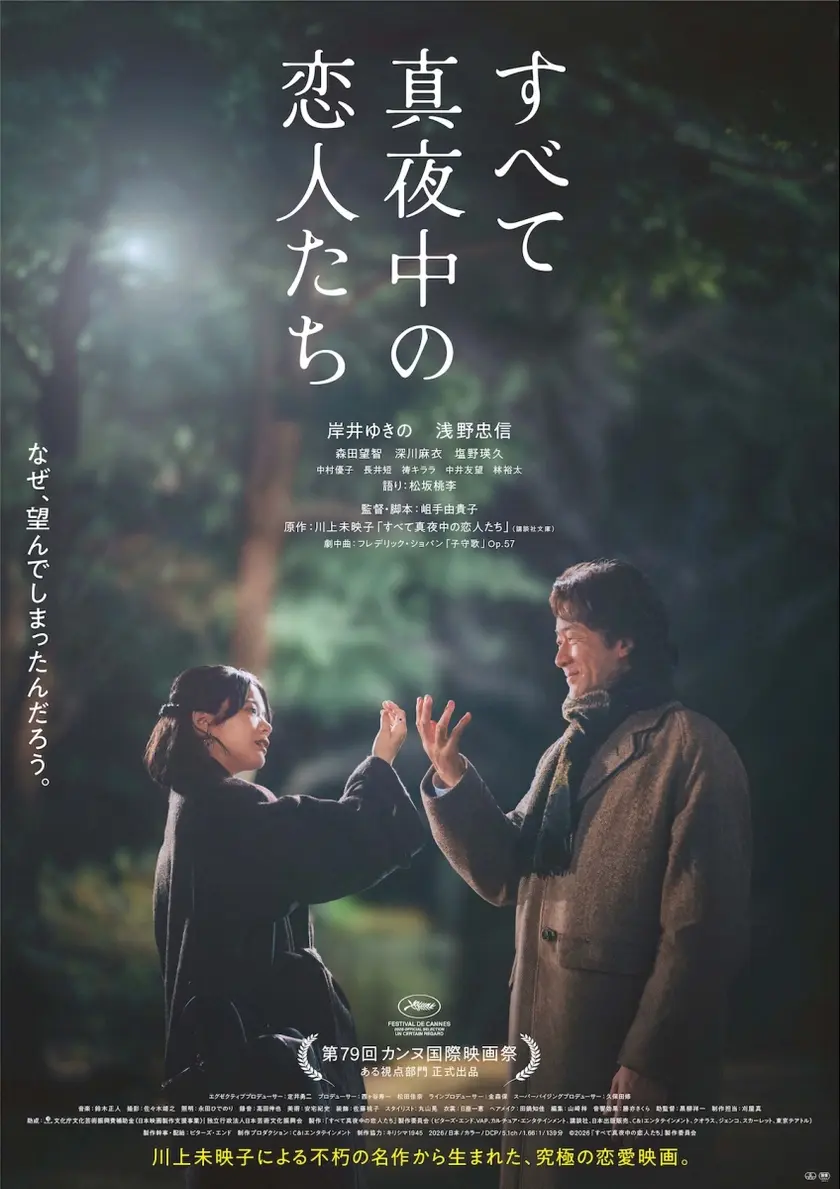 すべて真夜中の恋人たち ポスター