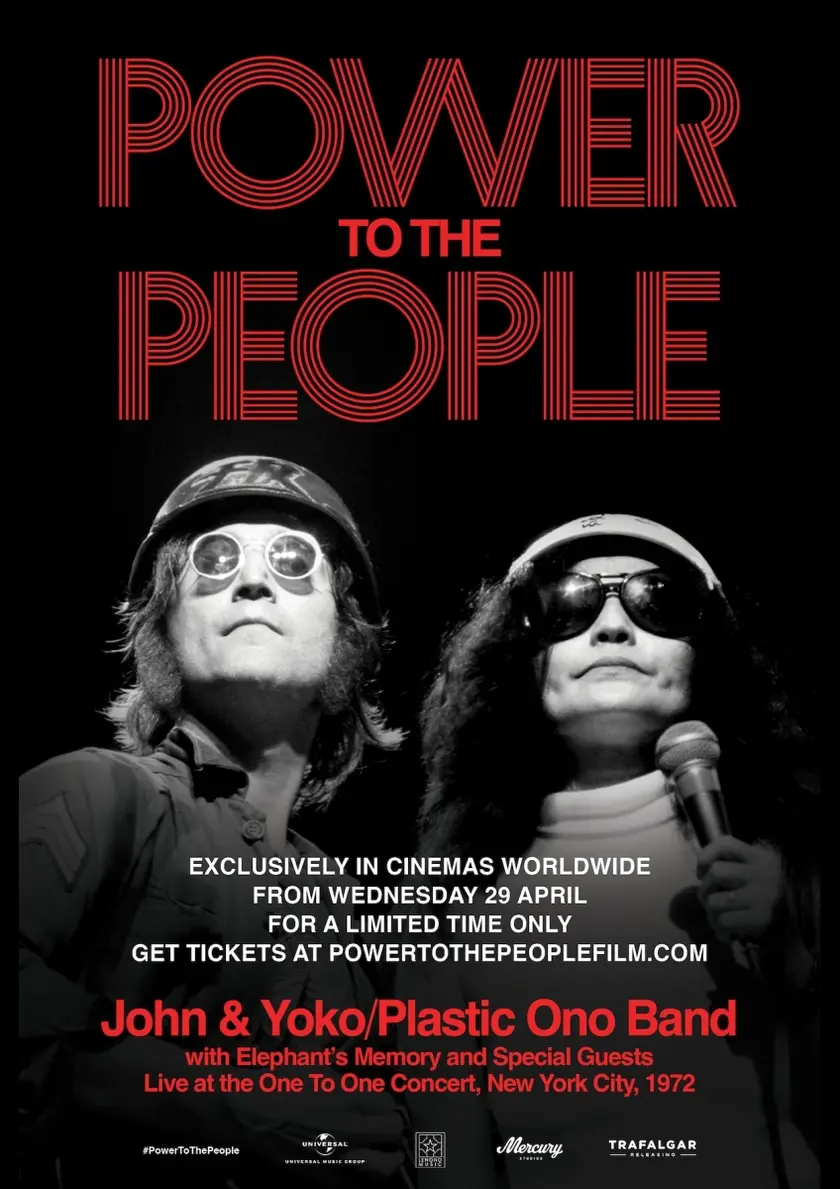 パワー・トゥ・ザ・ピープル：ジョン＆ヨーコ・ライヴ・イン・NYC ポスター