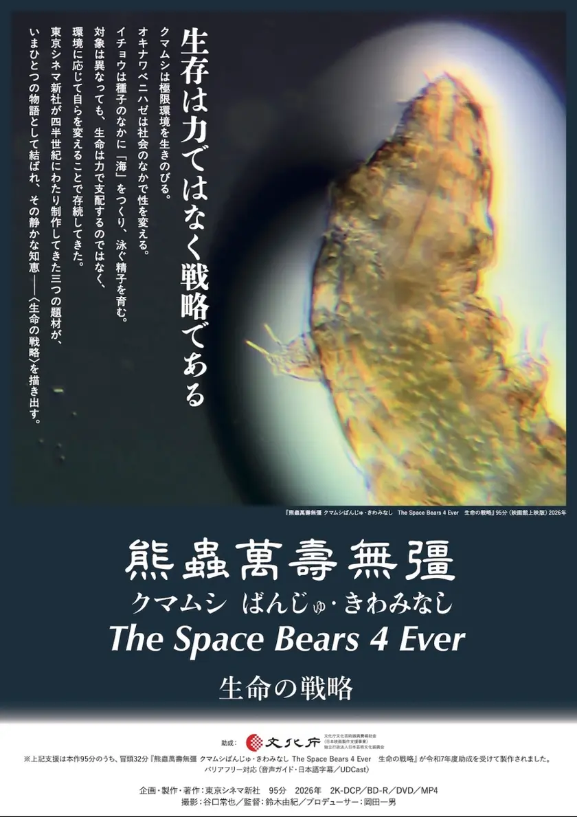 熊蟲萬壽無彊 クマムシばんじゅ・きわみなし　The Space Bears 4 Ever　生命の戦略 ポスター