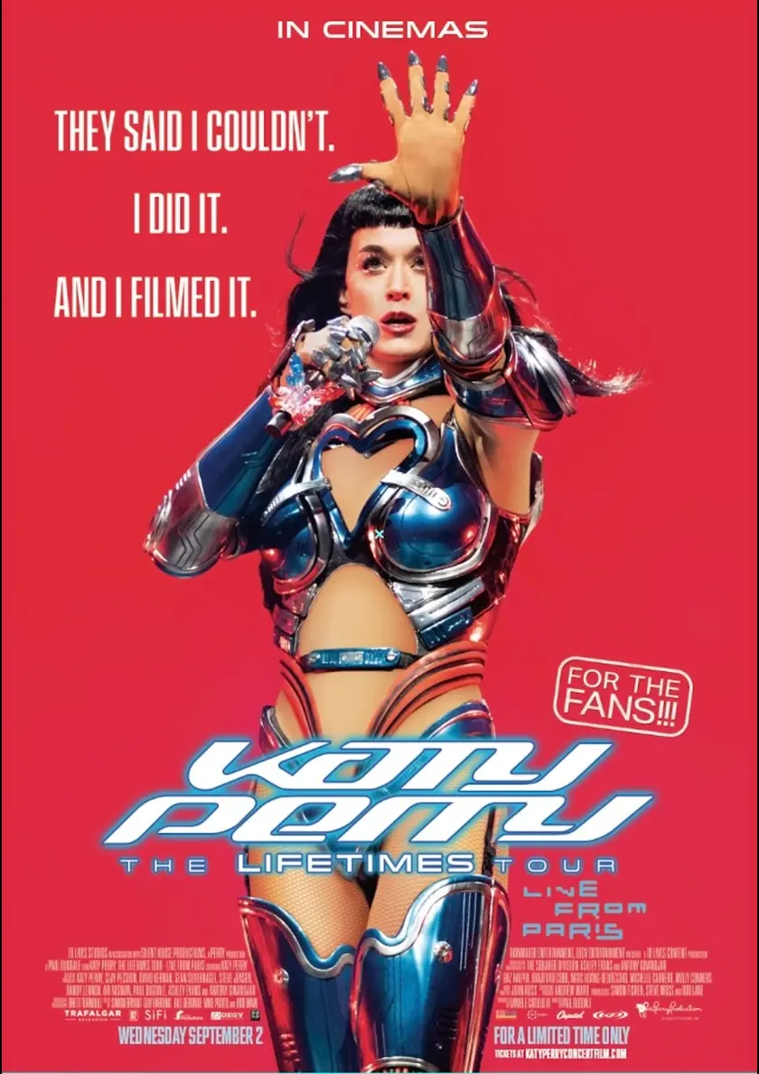 Katy Perry：THE LIFETIMES TOUR - LIVE FROM PARIS ポスター
