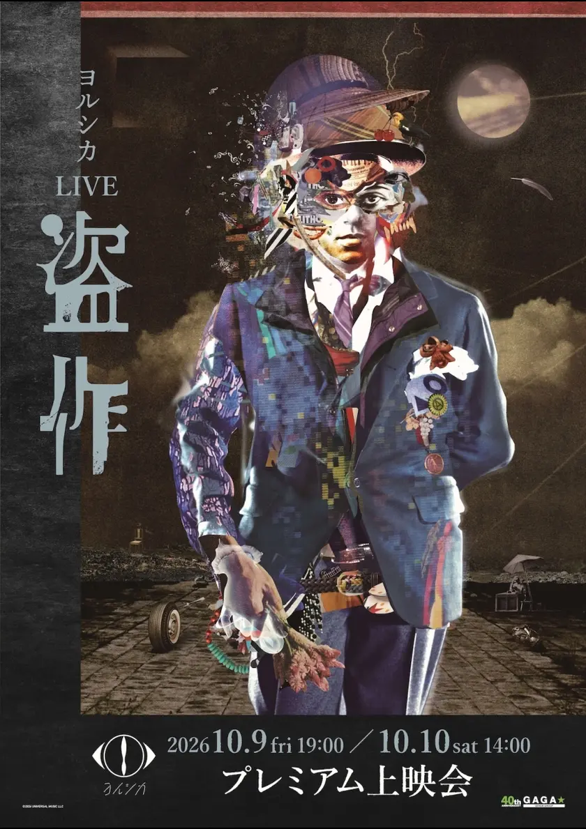 ヨルシカ LIVE 「盗作」 プレミアム上映会 ポスター