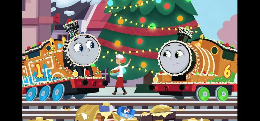 映画 きかんしゃトーマス サンタをさがせ！ パーシーのクリスマス急行 場面写真 2