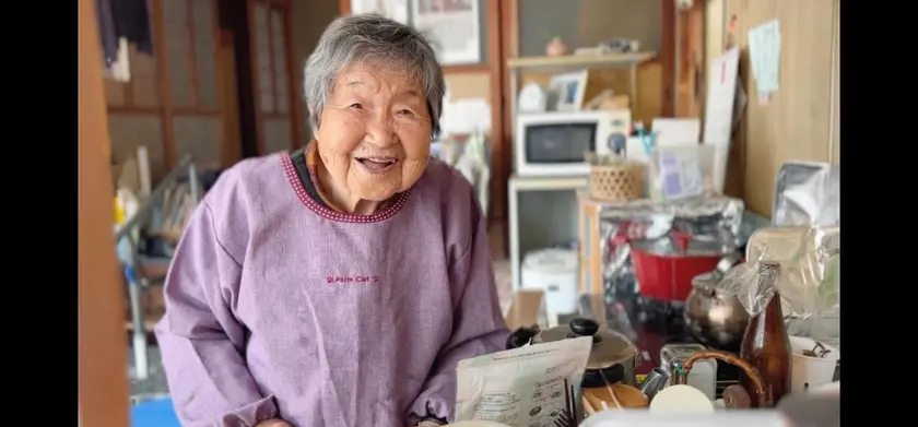 104歳、哲代さんのひとり暮らし 場面写真 2