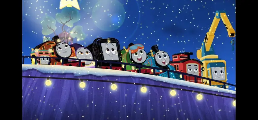 映画 きかんしゃトーマス サンタをさがせ！ パーシーのクリスマス急行 場面写真 5