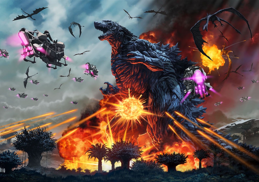 『GODZILLA -怪獣惑星-』BD／DVDが5月16日リリース、特典に怪獣絵師の巨匠・開田裕治描き下ろしポスター