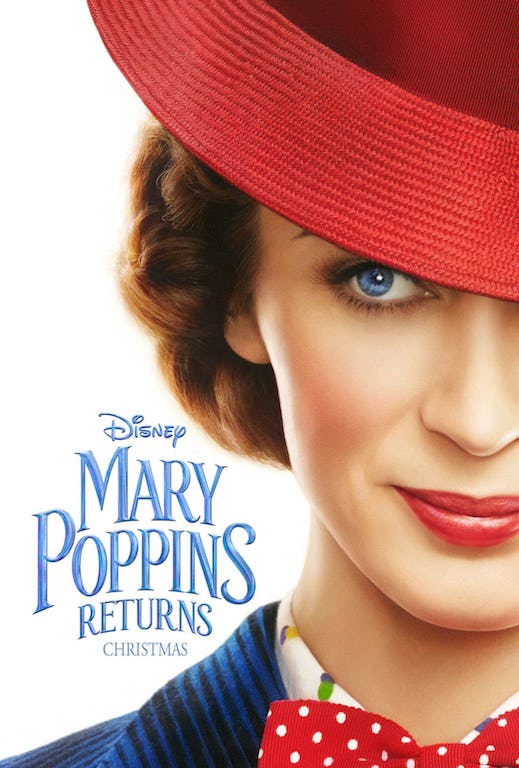 メリー・ポピンズがバンクス家に帰ってくる！54年ぶり続編『メリー・ポピンズ・リターンズ』映像が公開